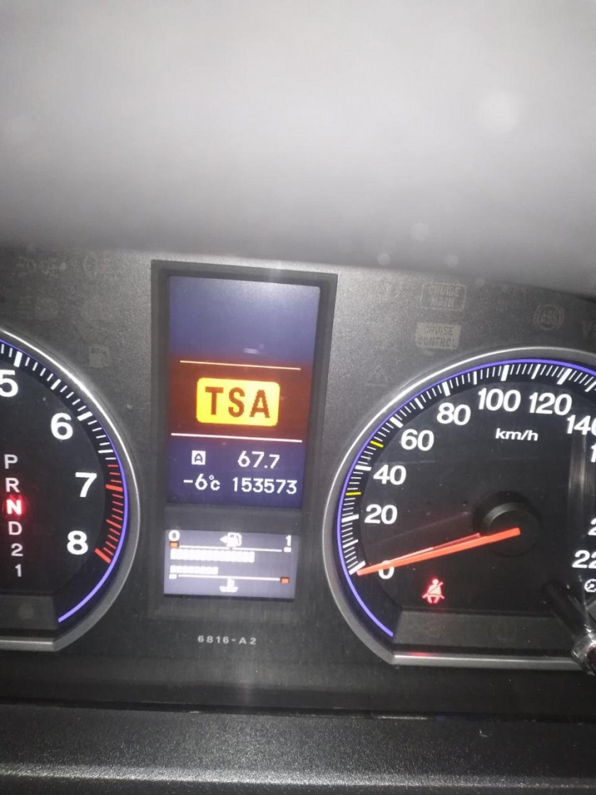 TSA ошибка Хонда Аккорд