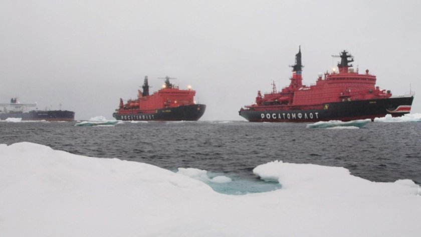 Северный морской путь атомный ледокол