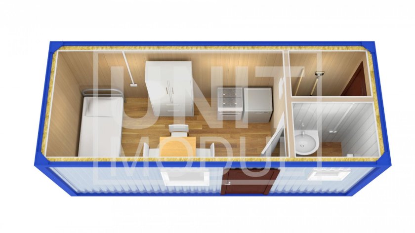 Модуль жилой 6х2.4 минидом