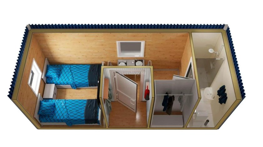 Модуль бытовка 6х2.4