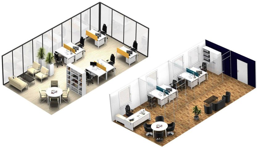 Планировка опен Спейс