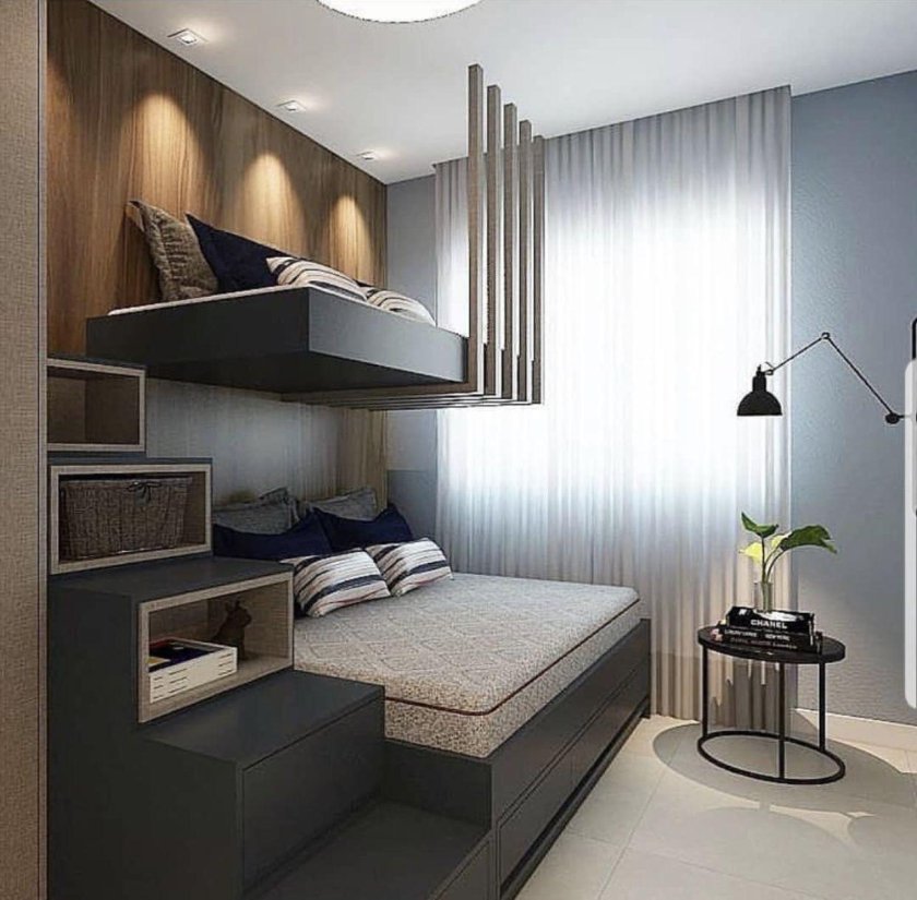 Интерьер маленькой комнаты