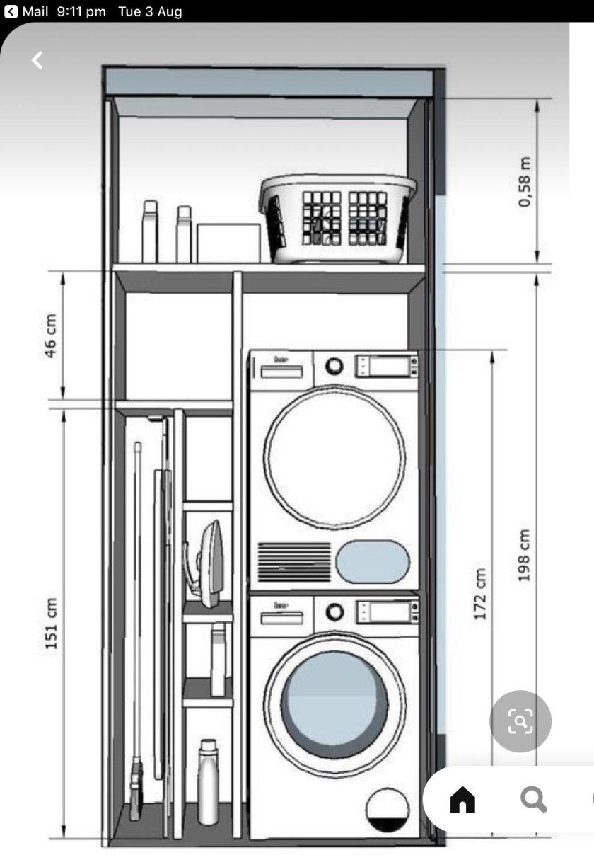 Постирочная комната планировка чертеж