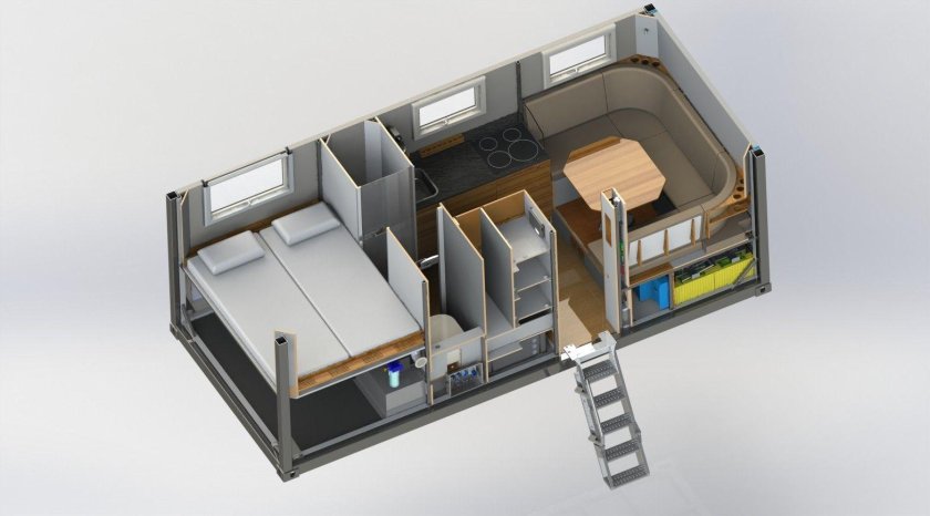 Жилой модуль Iveco 4x4