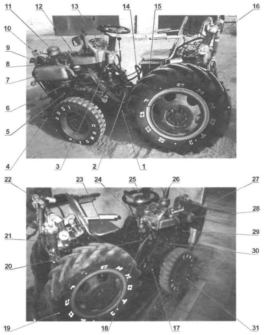 Самодельный минитрактор Моделист конструктор