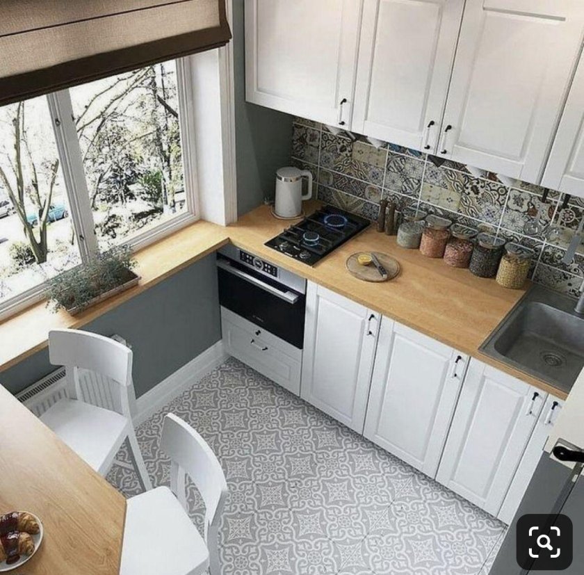 Кухня 6 м2 хрущевка