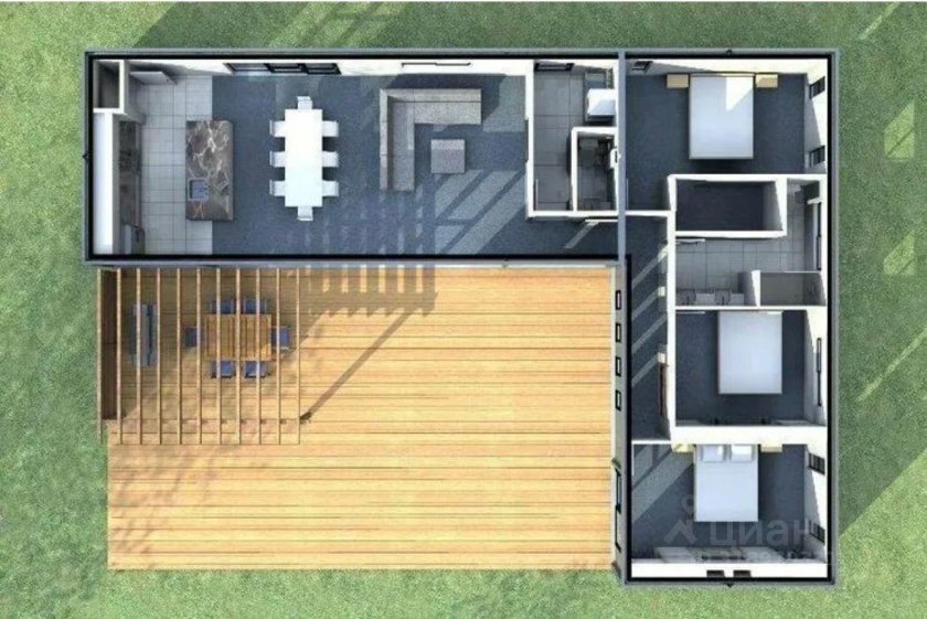 Бытовка из контейнера 20 футов планировка