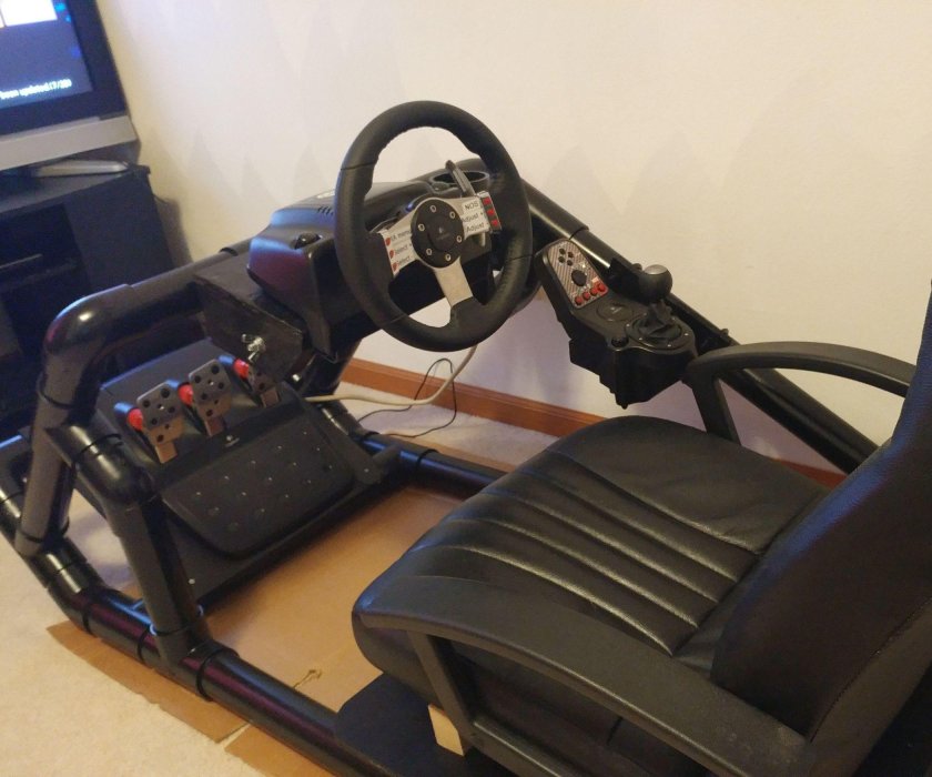 Playseat кокпит DIY