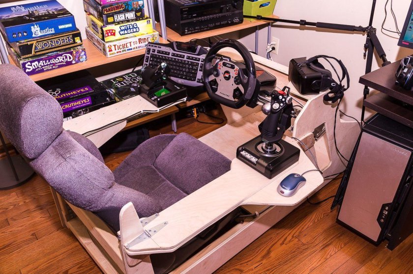 Playseat кокпит DIY