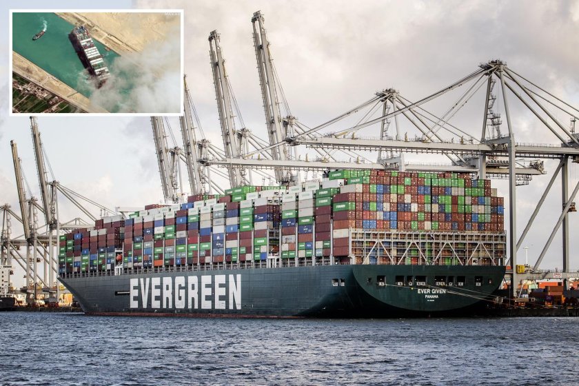 Эвер Гивен контейнеровоз