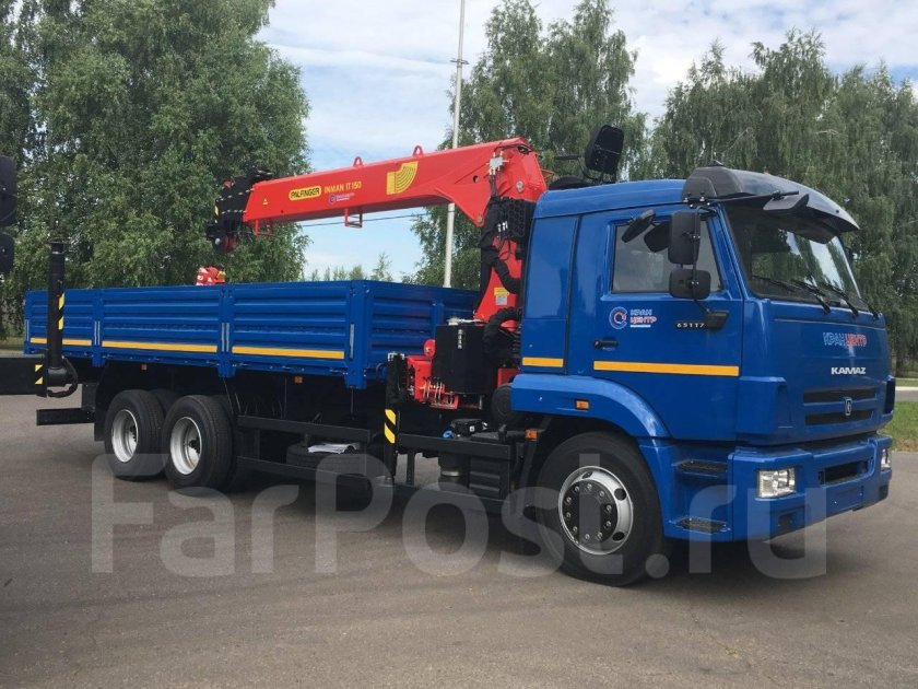 КАМАЗ 65117 С КМУ Palfinger Inman it150