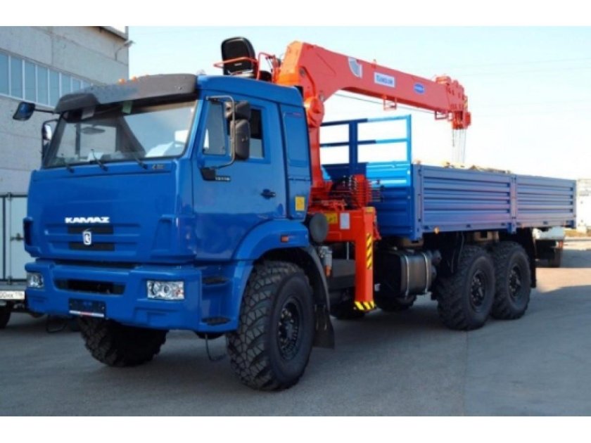 КАМАЗ 43118 С КМУ Kanglim 1256