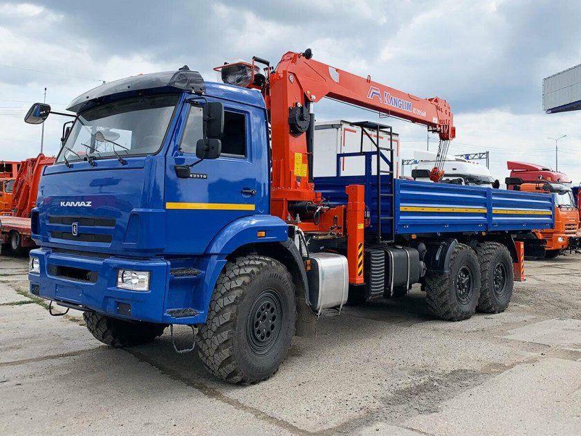 КАМАЗ 43118 С КМУ Kanglim 2056