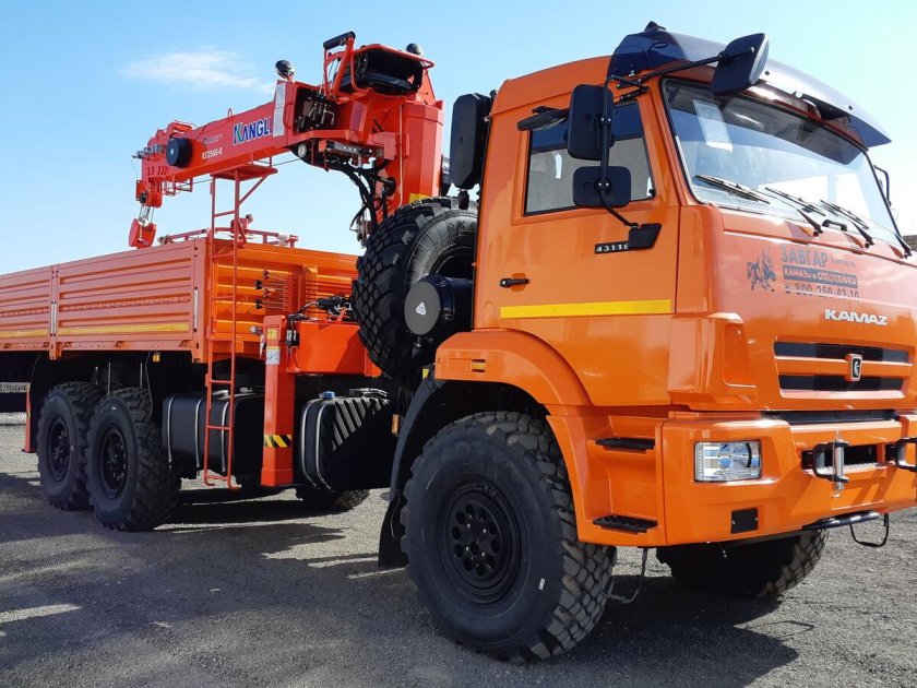КАМАЗ 43118 С КМУ Kanglim 1256