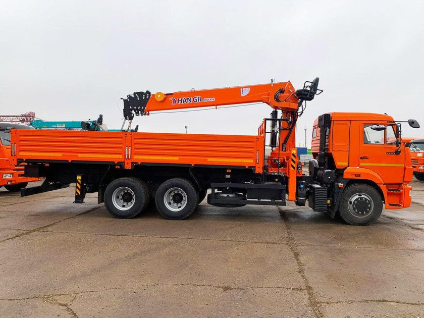 КАМАЗ 65115 С КМУ Хангил 976