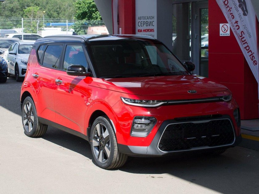Киа соул 2020 красный