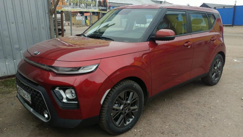 Киа соул 2022 красная