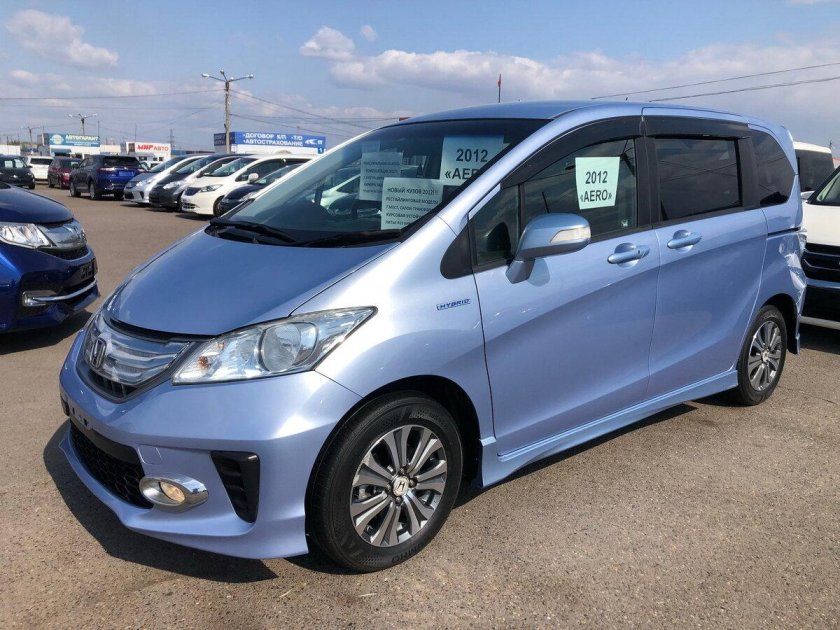 Хонда Фрид синий