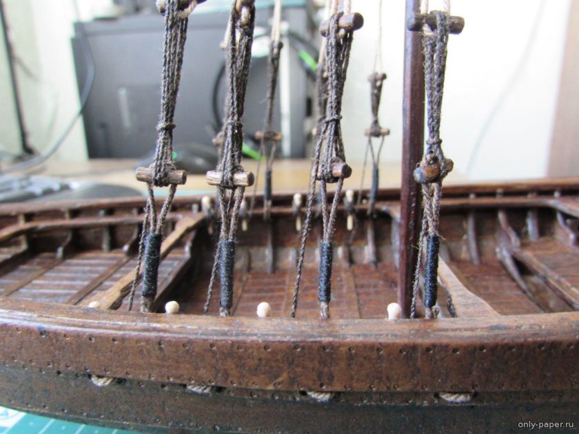 Опрессовка стоячего такелажа