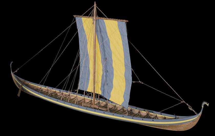 Корабль викингов Драккар