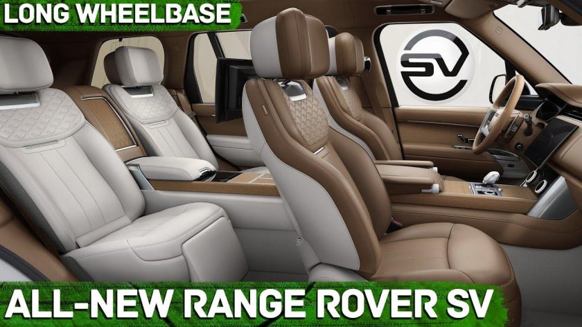 Новый Рендж Ровер 2022 салон