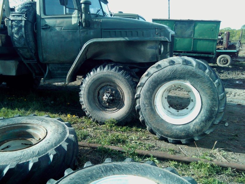 ГАЗ 66 +колёса т-150