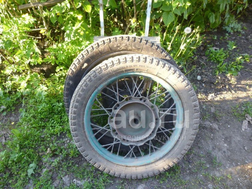 Переднее колесо мотоцикла Урал