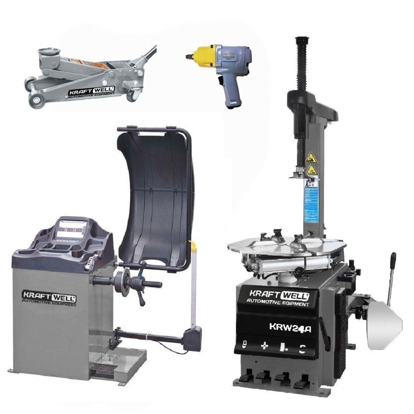 Автоматический шиномонтажный станок KRAFTWELL 10-24" krw24a/220