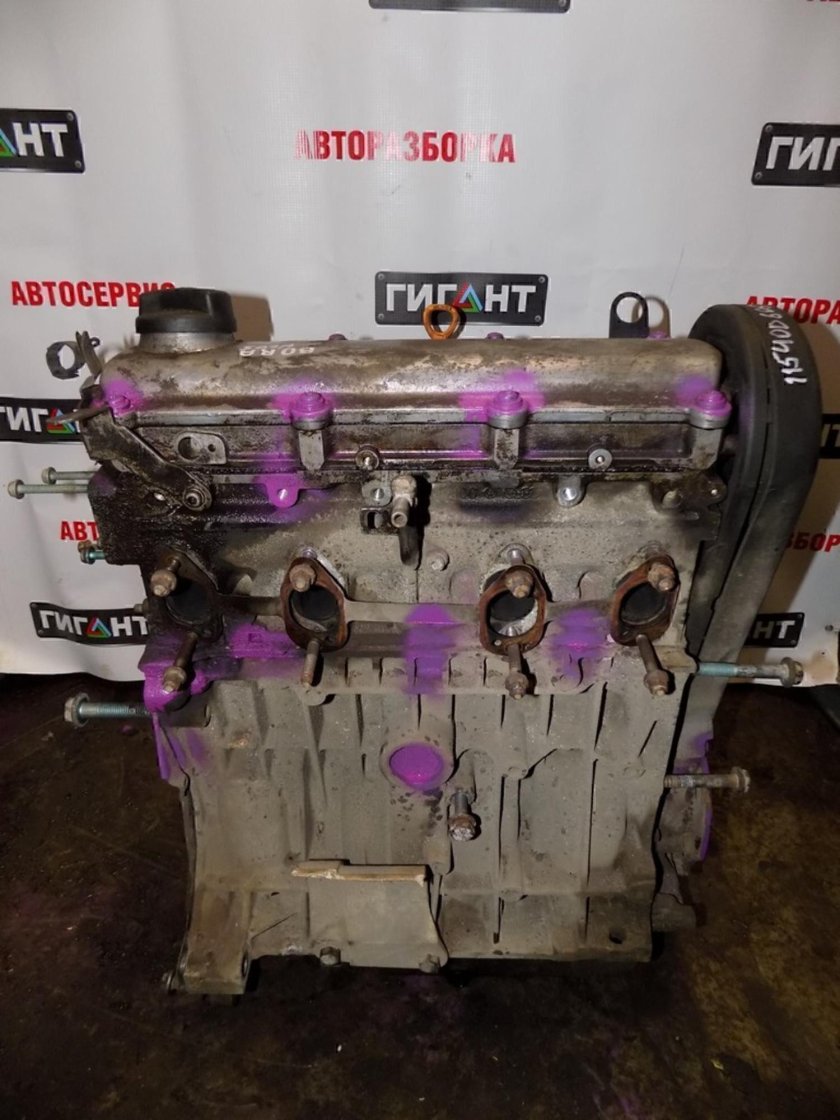 Фото двигателя Киа спектра без навесного