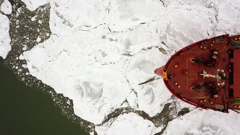 Ледокол сверху