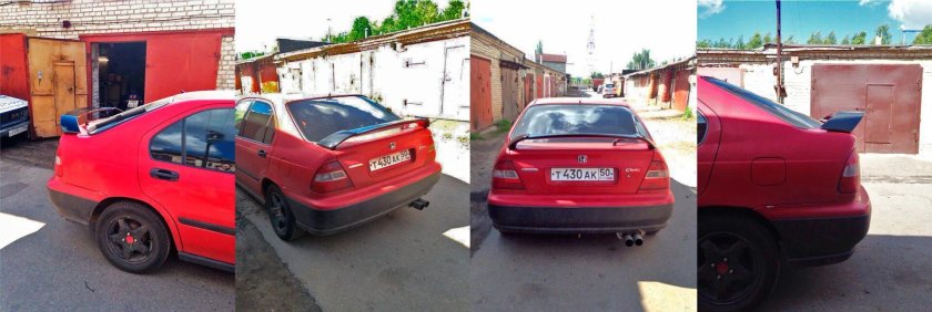 Спойлер Honda Civic Fastback VTI