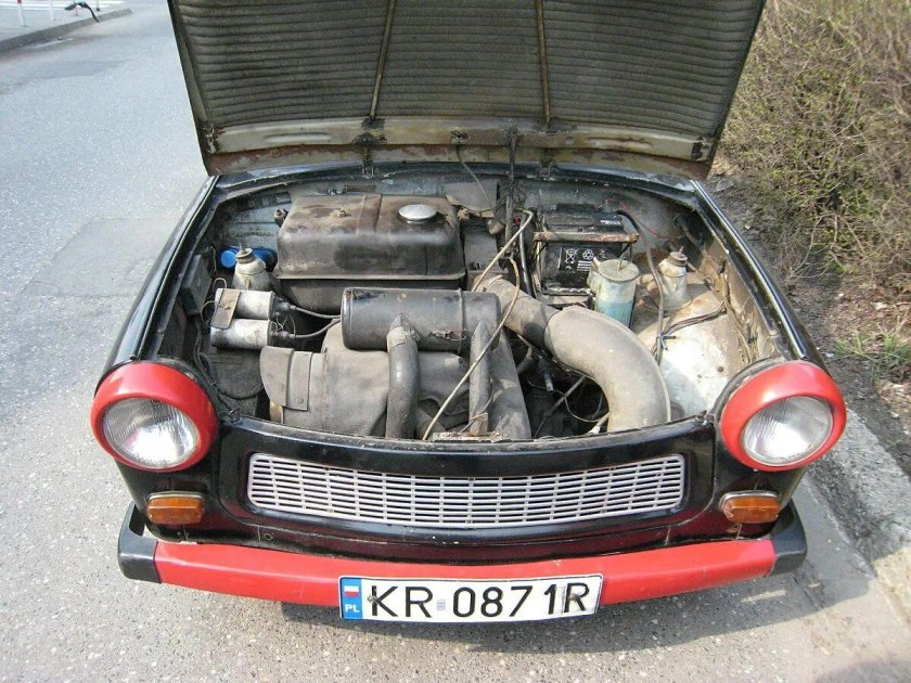Трабант 601 двигатель