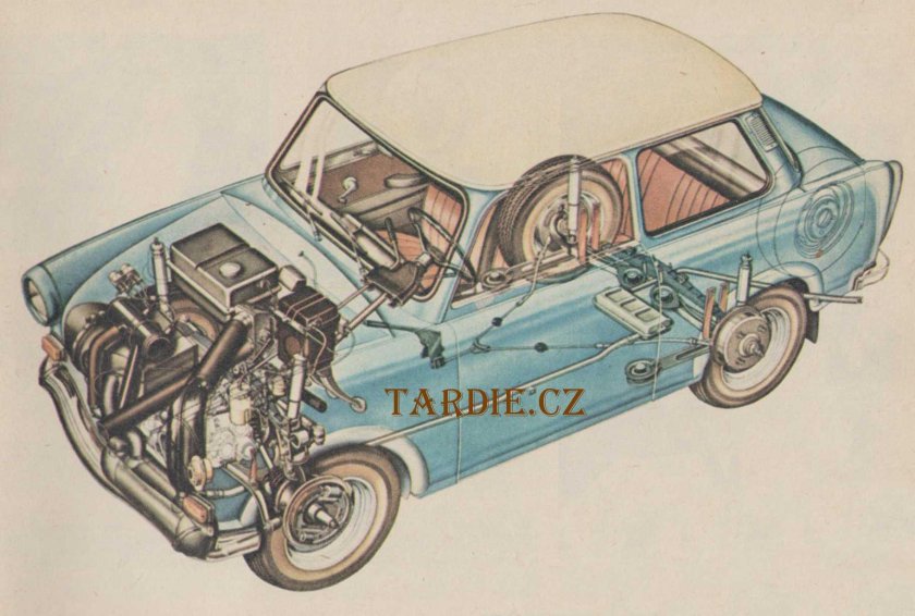 Трабант 601 трансмиссия