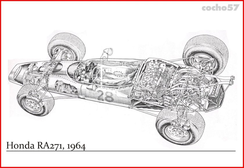 Honda ra272 чертеж