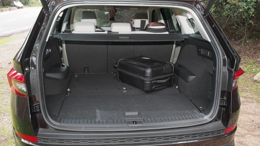 Объем багажника Кодиак 2020