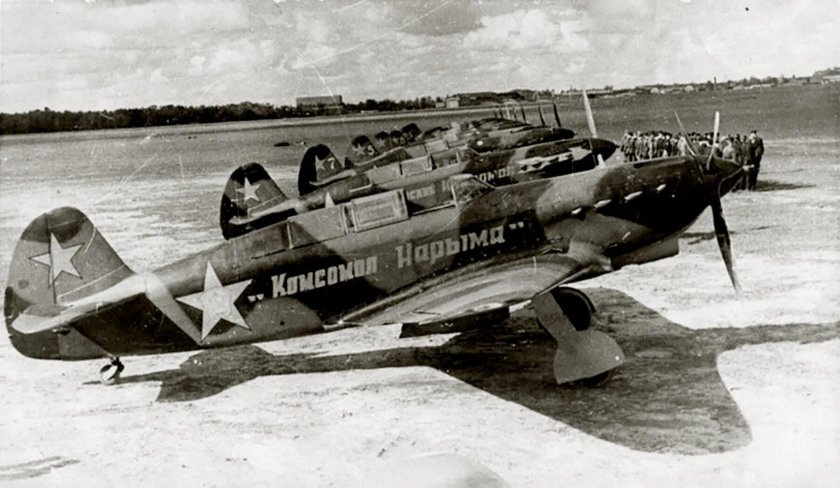 Як-7б истребитель