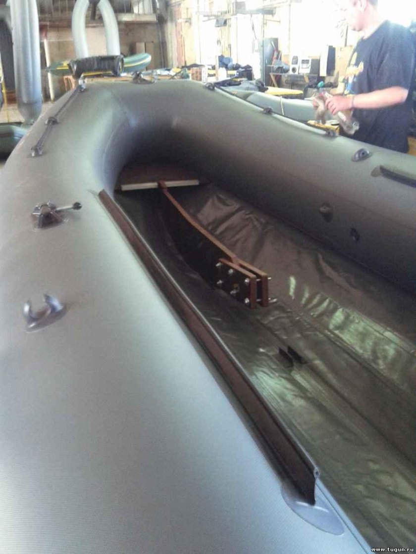 Лодки ПВХ 4300 пайол киль