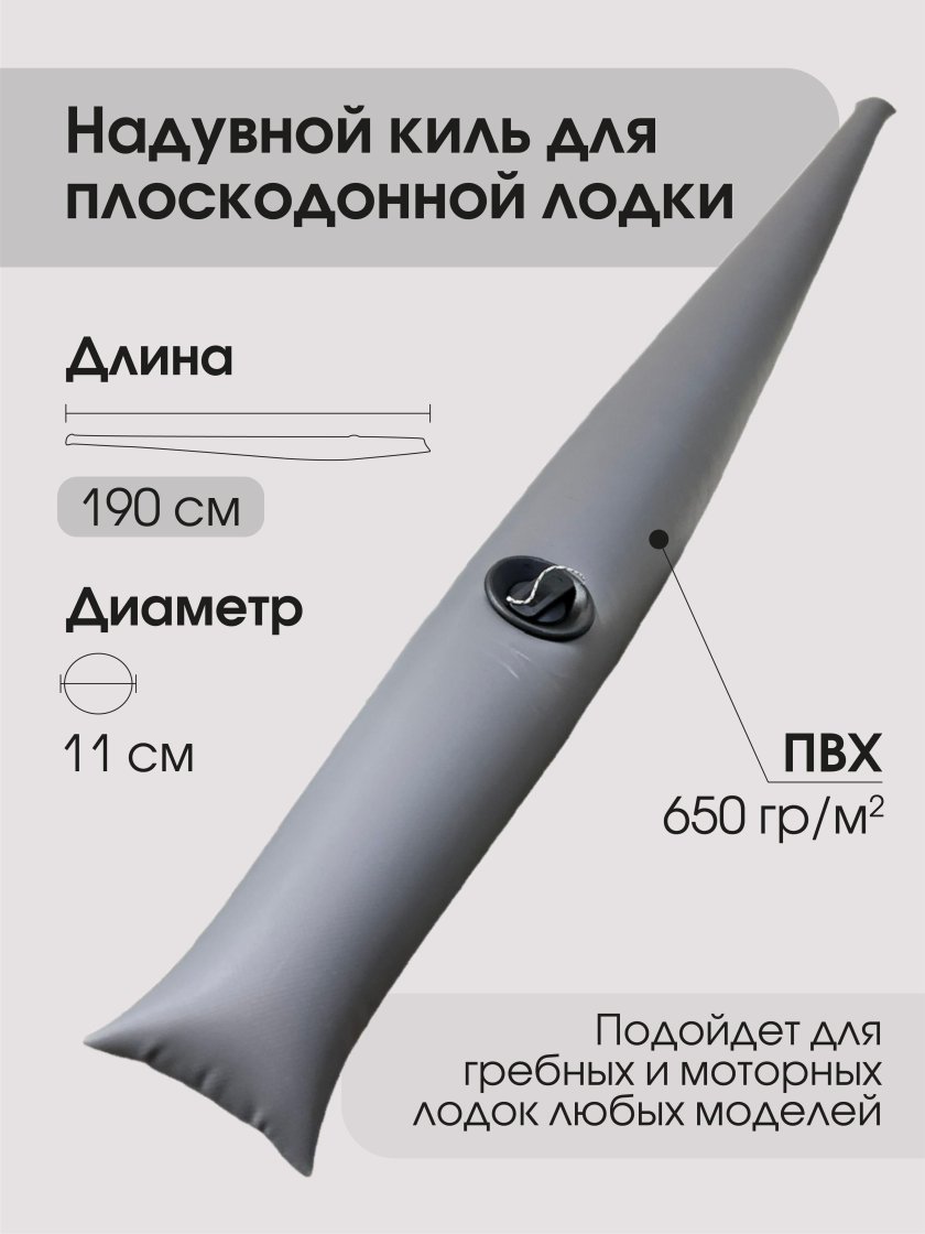 Надувная лодка с килем