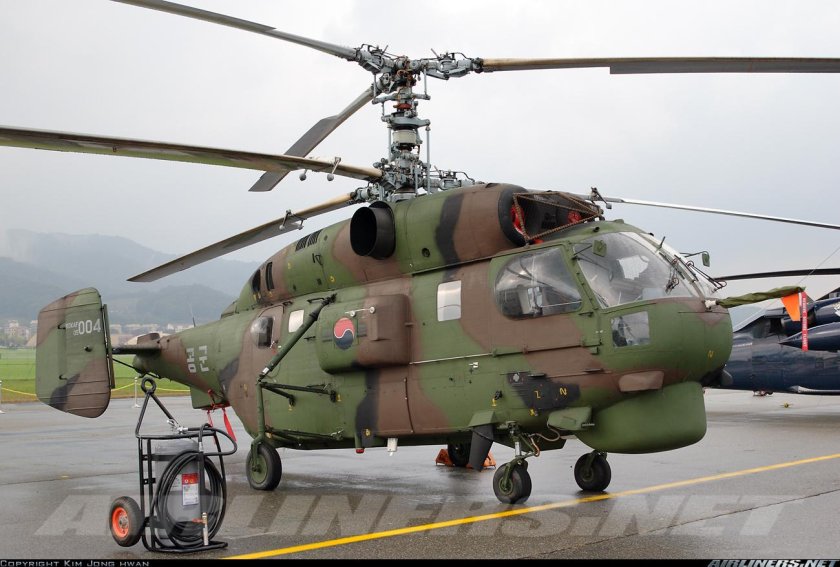 Вертолёт ка-32 в Южной Корее