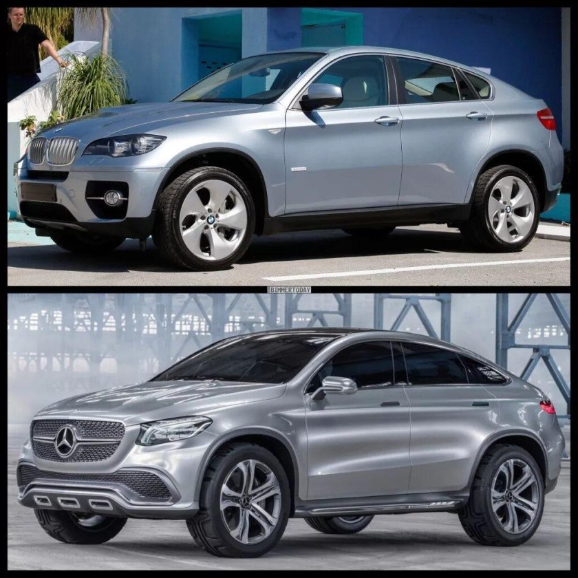 Мерседес под БМВ х6