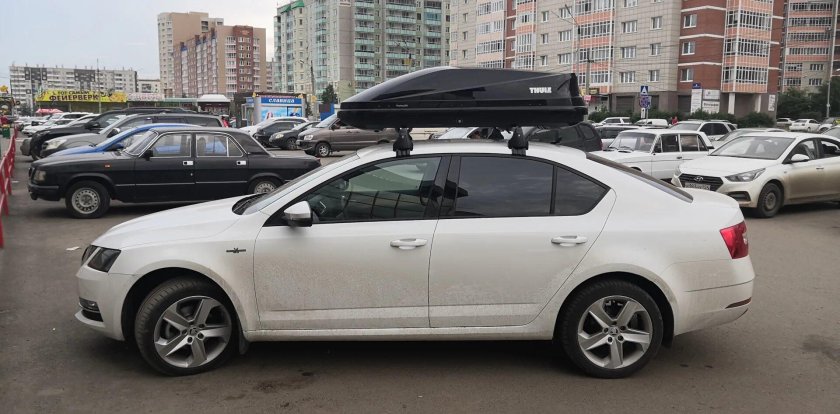 Багажник на крышу Шкода Октавия а7