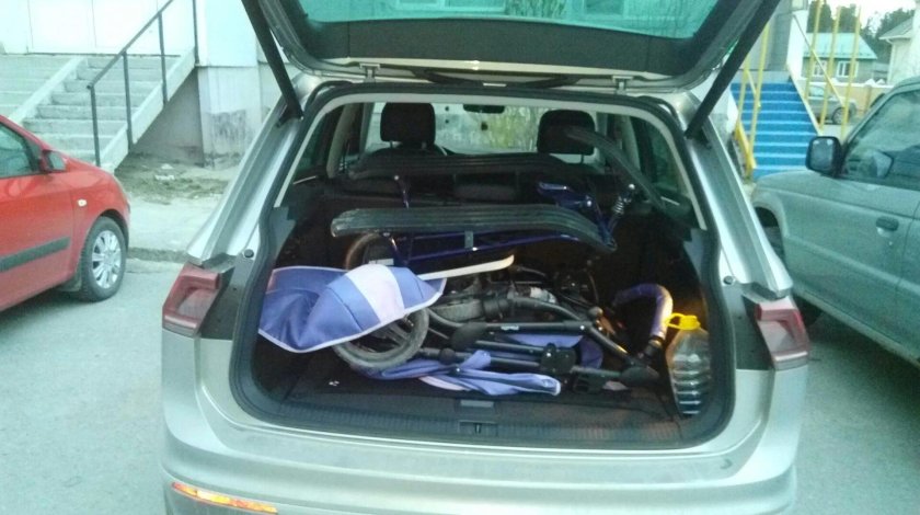 Tiguan 2 багажник