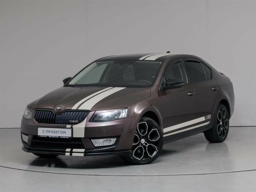 Skoda Octavia a7 коричневая