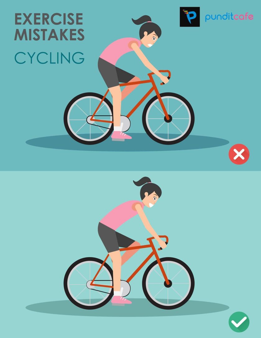 Поза велосипед