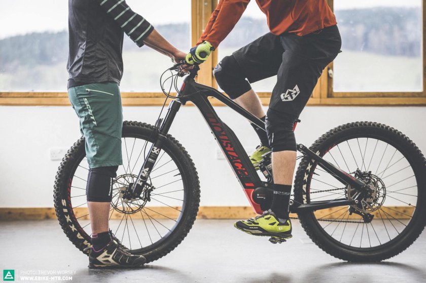 Посадка на MTB велосипеде