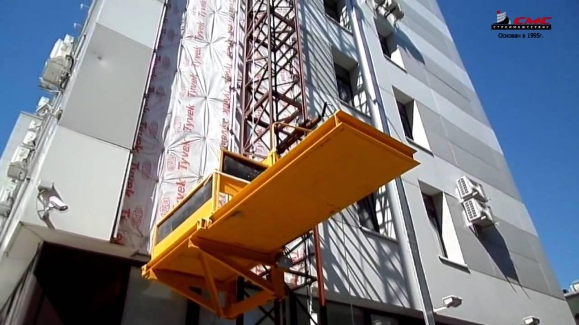 Мачтовый строительный подъемник ПМГ 750