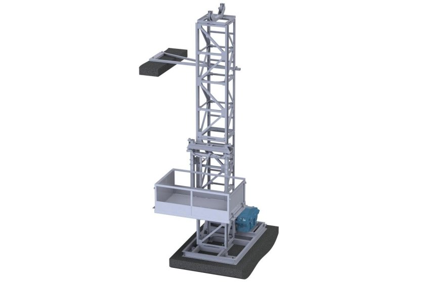 Мачтовый грузовой подъемник ПМГ 2000