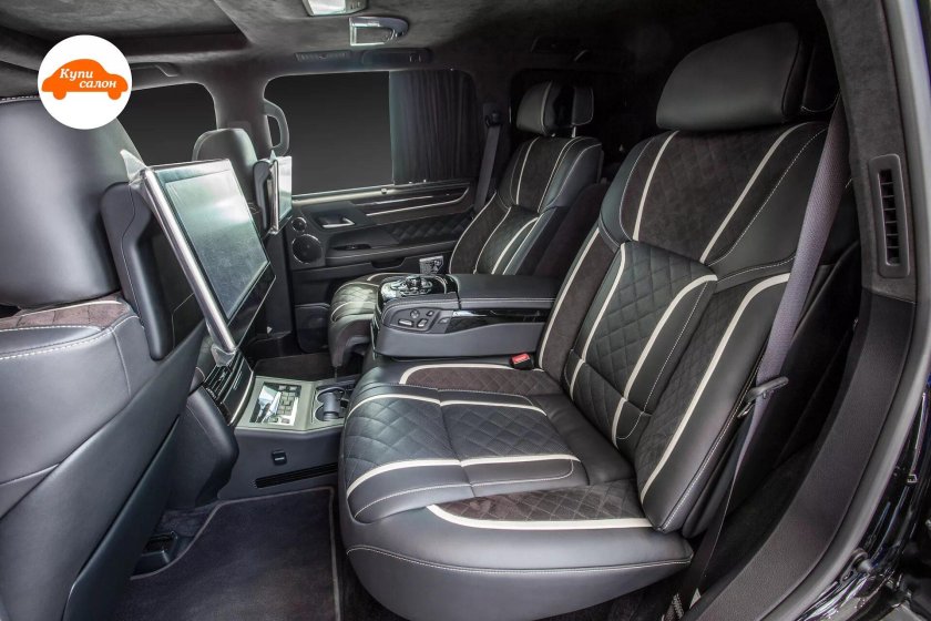 Lexus LX 570 салон сзади