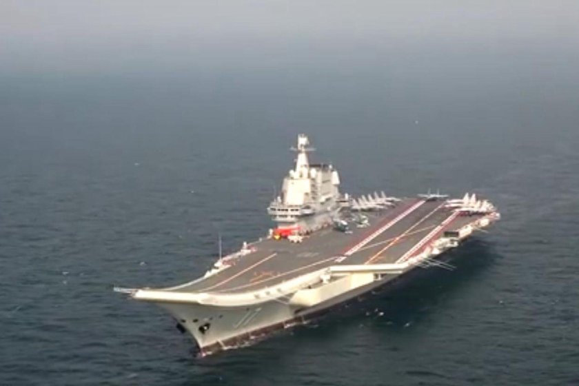 Китайский авианосец Шаньдун