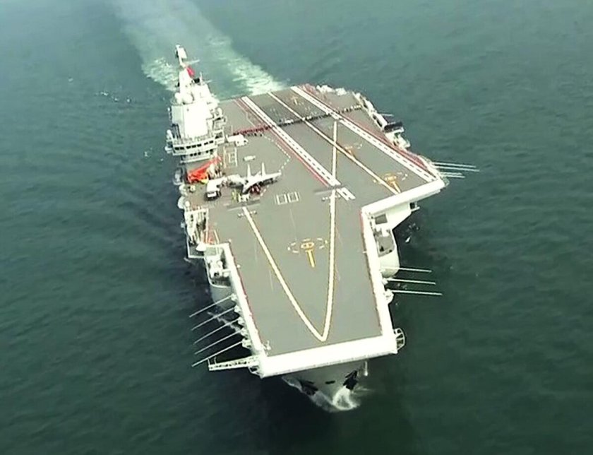 Китайский авианосец Шаньдун